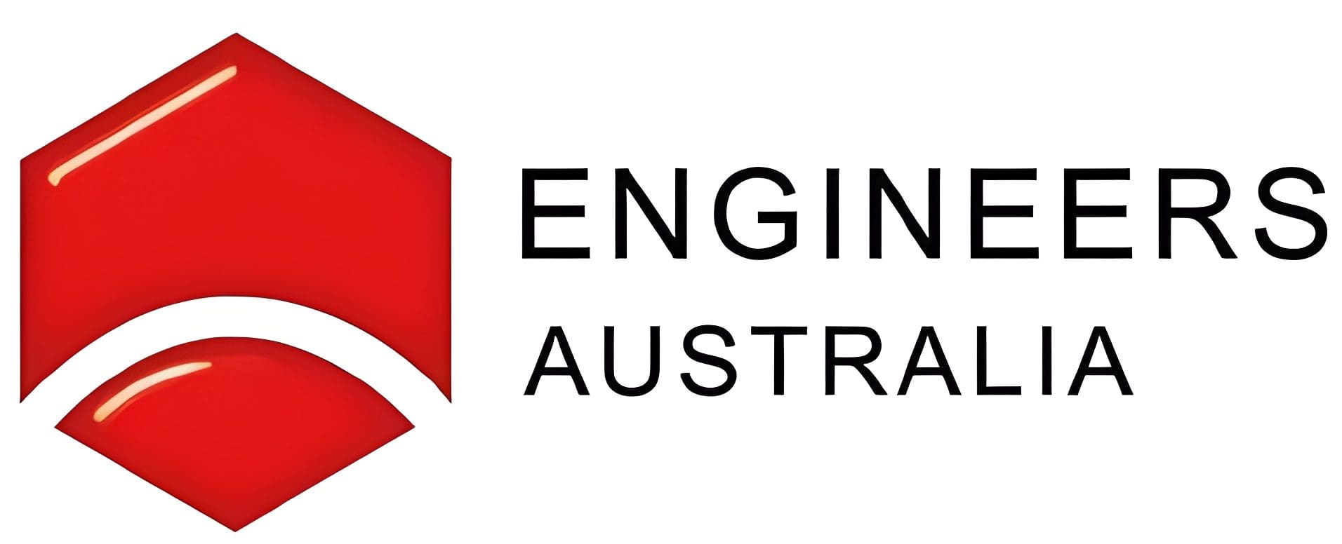 Engineers Australia logo with red hexagon